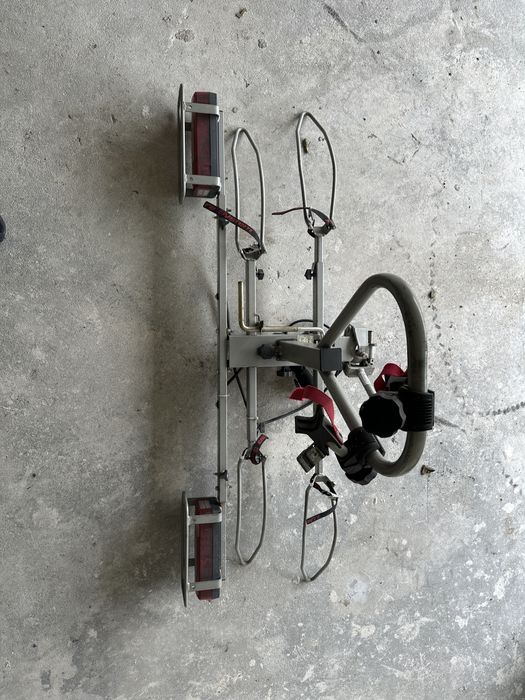 Bagażnik rowerowy Eufab na 2 rowery Uchylny