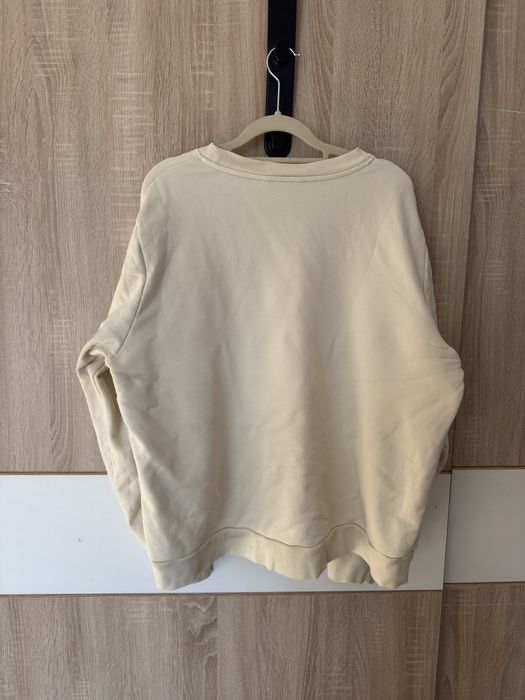 Bluza Holzweiler L crewneck haft big logo ecru masełkowa designer