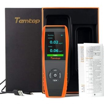 Elitech Temtop LKC-1000S+ монітор якості повітря PM2.5 PM10