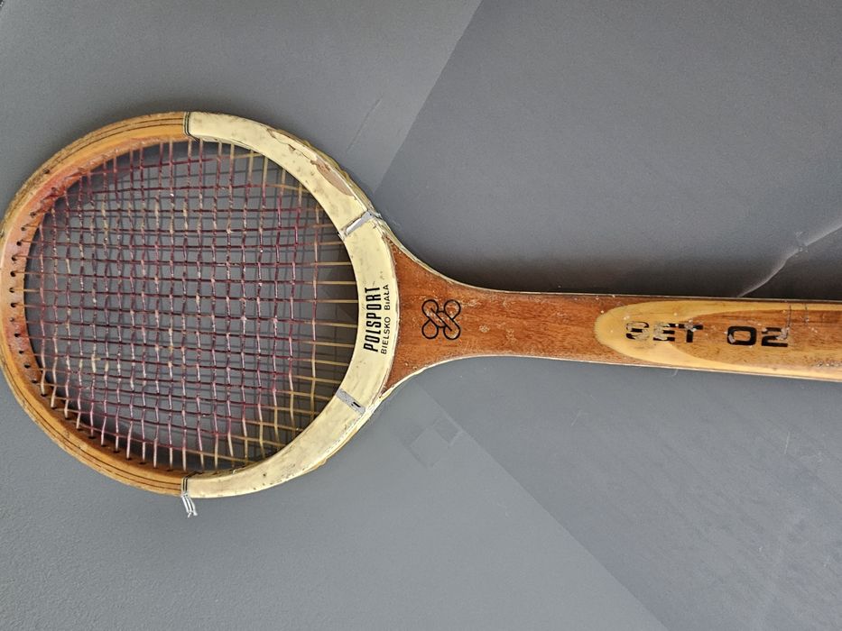 Drewniana rakieta di tenisa POLSPORT
