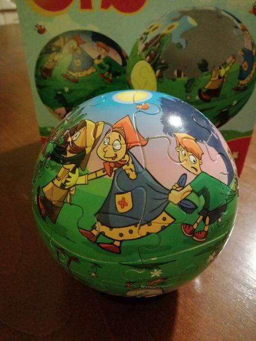 Puzzle przestrzenne Trefl jak nowe, puzzle 3D, kula