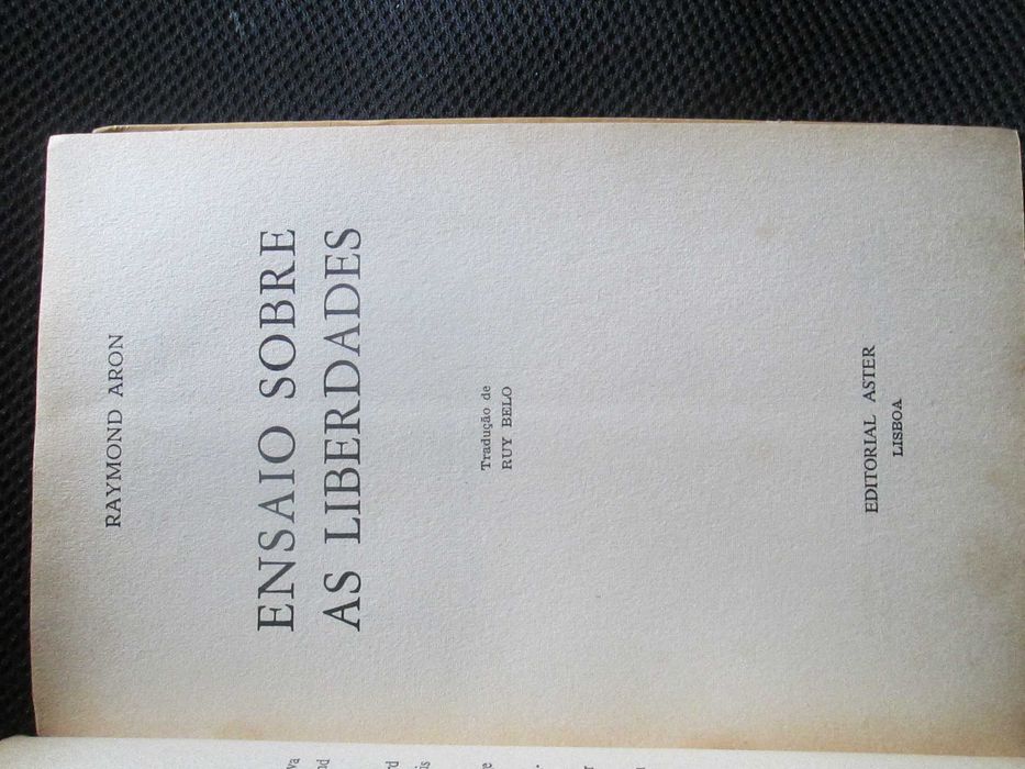 Ensaio sobre as Liberdades, de Raymond Aron