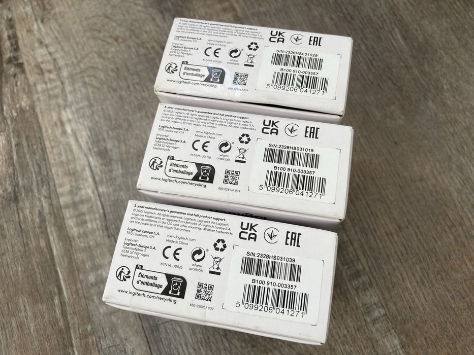 Мишка Logitech B100 нова оригінал