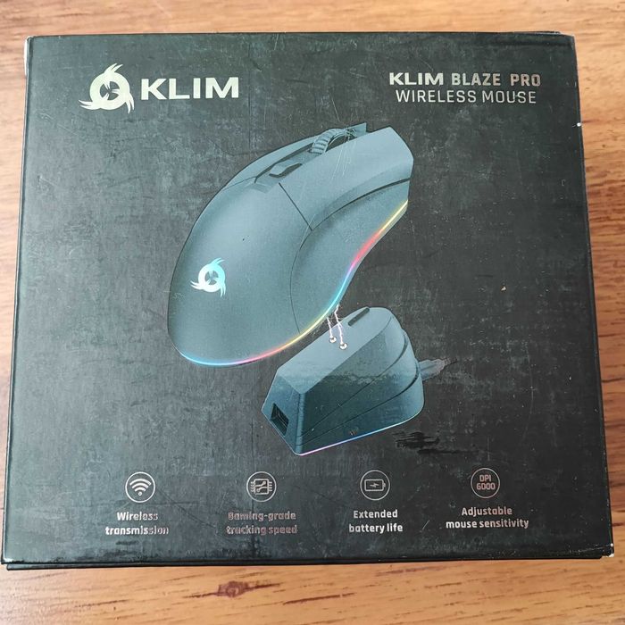 Myszka bezprzewodowa Klim BLAZE PRO dla graczy