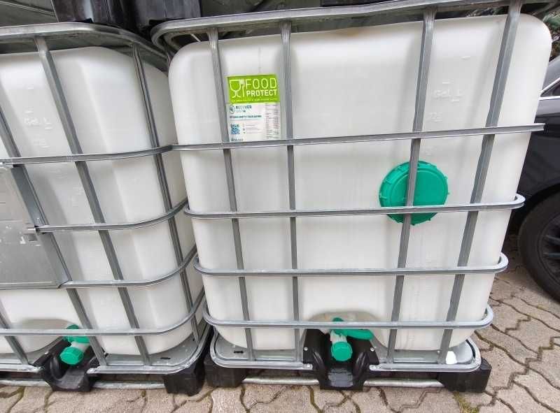 Biały Zbiornik 1000/800/600L Beczka Mauzer Mauser na wodę - Dostawa