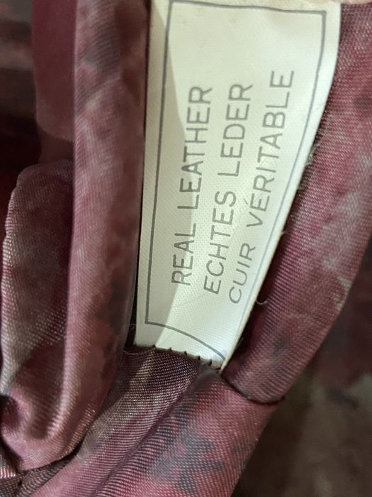 Bordowy rozkloszowany 46 3XL długi płaszcz damski skóra