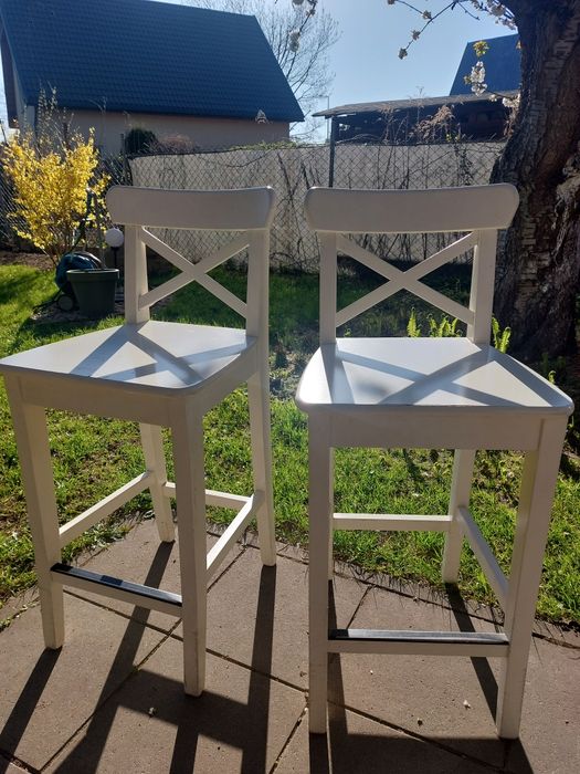 Krzesła barowe hokery Rosentorp IKEA