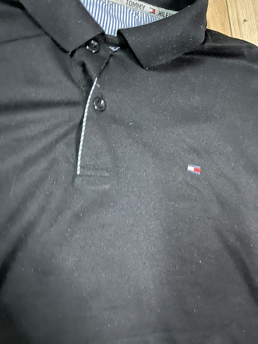 Polo preto Tommy Hilfiger