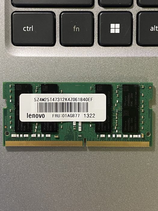 Оперативна память Lenovo 16 gb для ноутбука