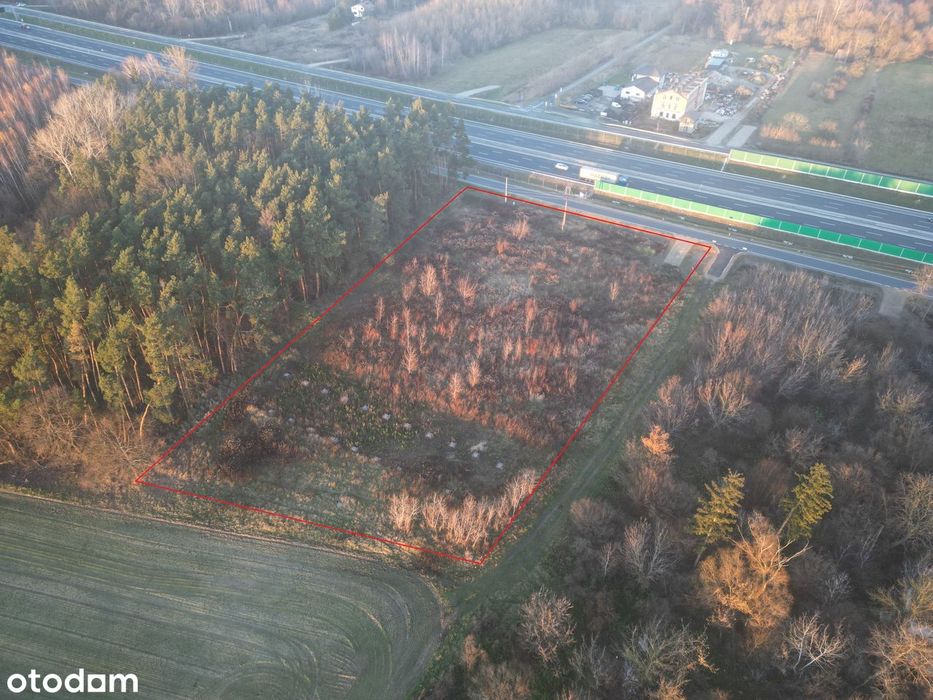 Działka Czosnów 9100 m² 70x120m droga ekspresowa S7 - Widok 3