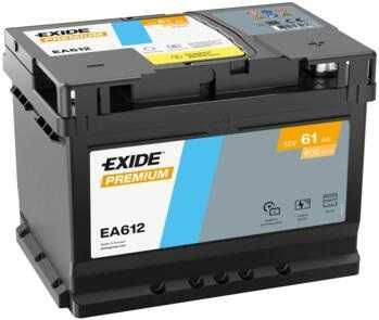 Akumulator Exide Premium 61Ah 600A EA612 Grunwaldzka 33
