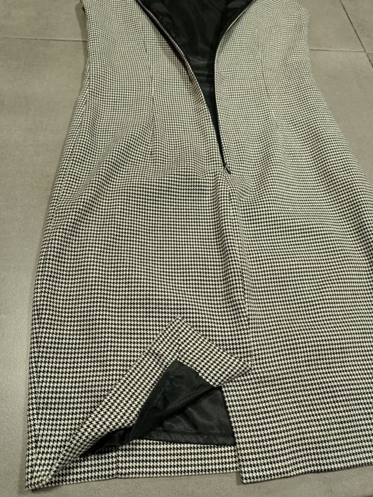 Sukienka w pepitkę Zara Basic