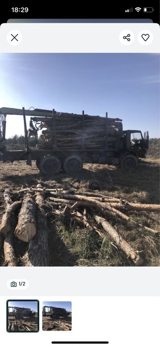 Послуги маніпулятора лісовоза