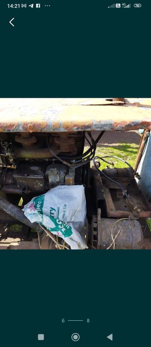 Саморобний трактор з причепом, терміново