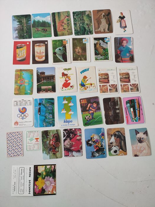 Calendários de Bolso de 1988