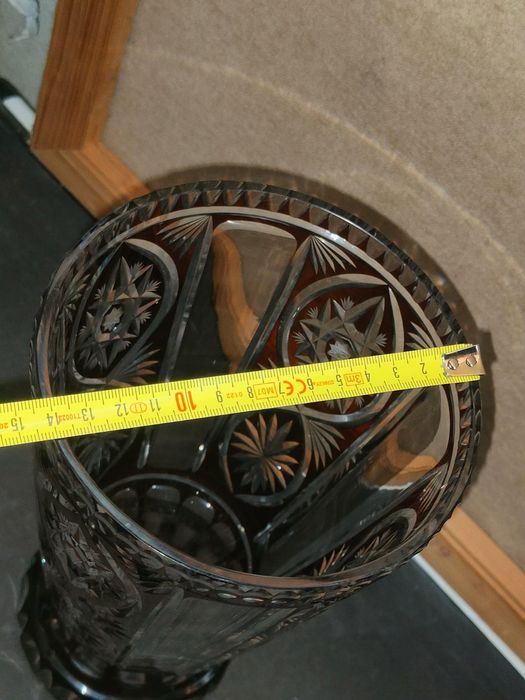 Jarra de cristal overlay português