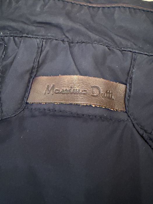 Преміальна шкіряна стьобана двостороння куртка Massimo Dutti