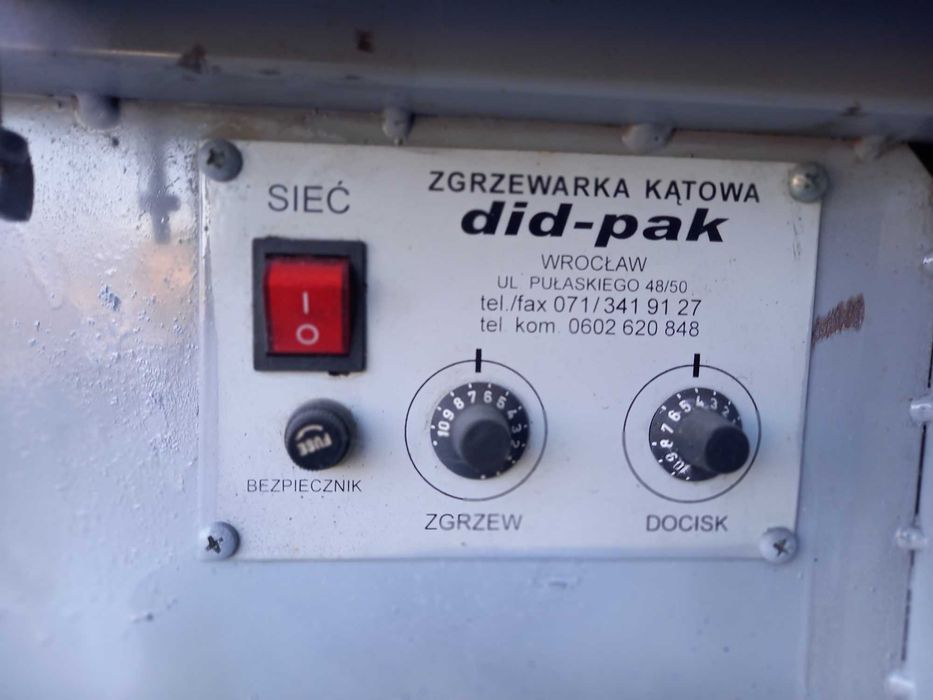 Zgrzewarka kątowa  do folii