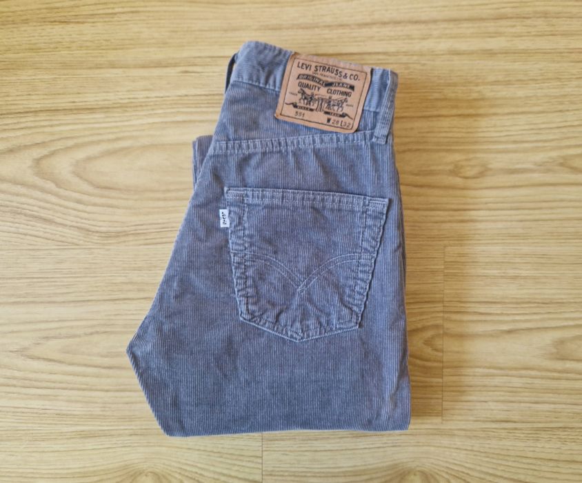 Штани вельветові чоловічі Levi's 551 W28 L32 (Levis/Левайс) Original