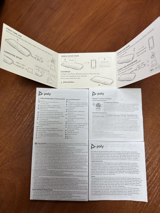 Конференц-спікер Poly Sync 40, сертифікований для Microsoft Teams