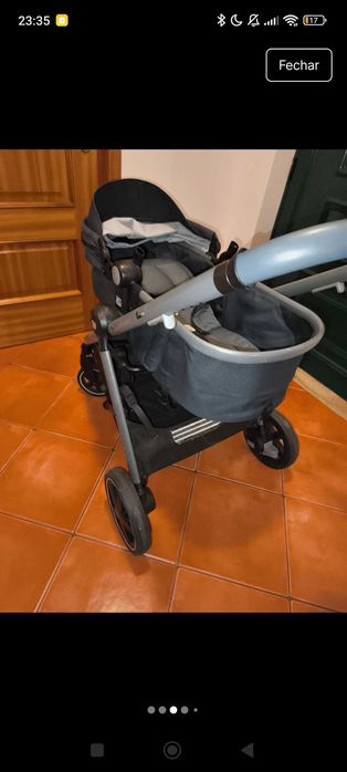 Trio Maxi Cosi Zélia com Ovo Rock com Isofix e carrinho de passeio