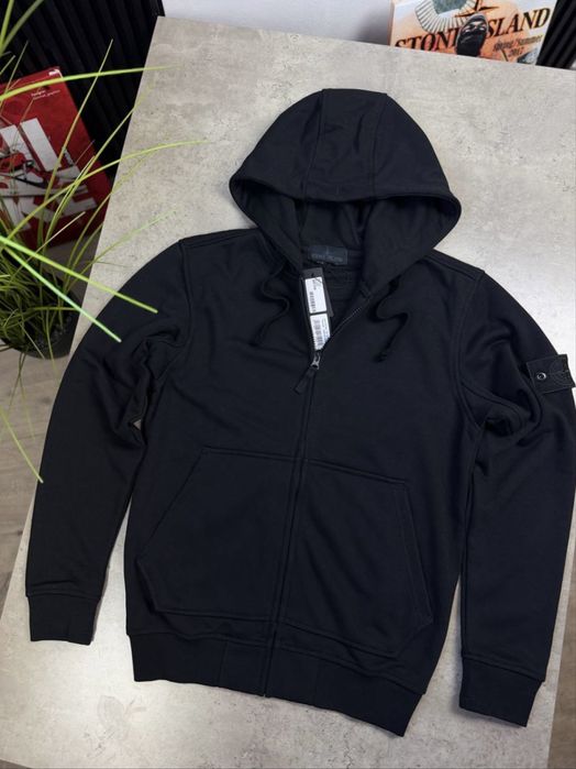 ‼️ ЛЮКС ‼️ Зіп-худі Stone Island Black Ghost, зипка Stone Island