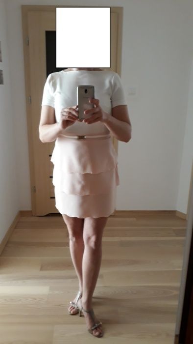 Różowa sukienka Roco