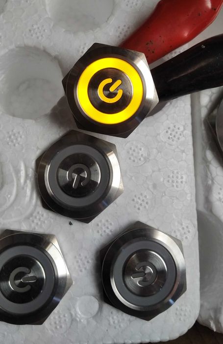 Botões de pressão aço inox 22mm e 30mm (NOVOS)