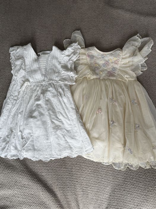 Комплект святкових суконь від Zara та Next 3-4