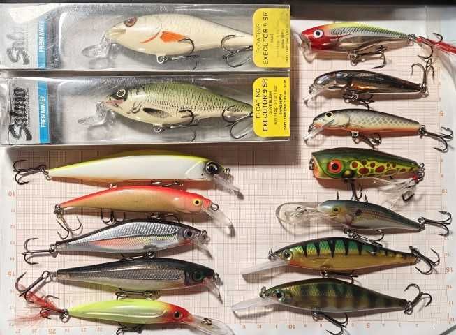A. Kolekcja Woblerów Premium | Rapala, Salmo,