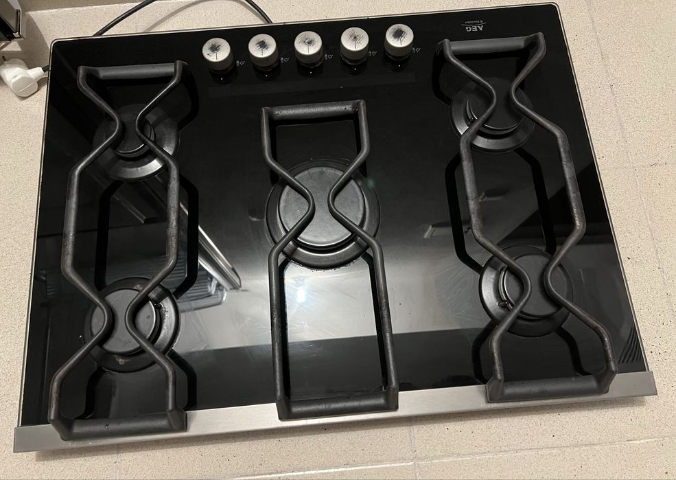 Placa de fogão a gás AEG Electrolux
