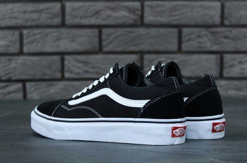 Унисекс черные кеды Vans Old Skool Classic кроссовки ванс олд скул