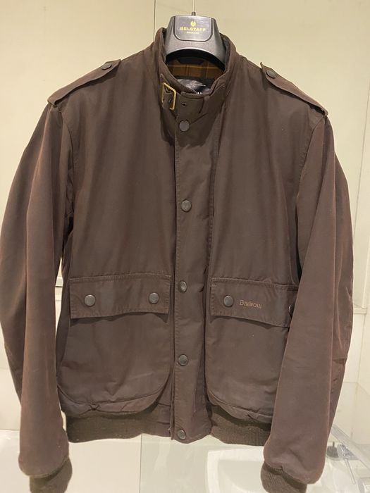 Barbour ensebado bomber jacket como novo