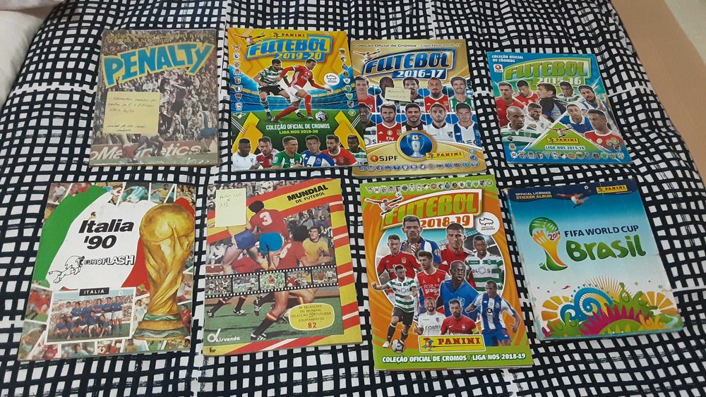 Cadernetas futebol completas