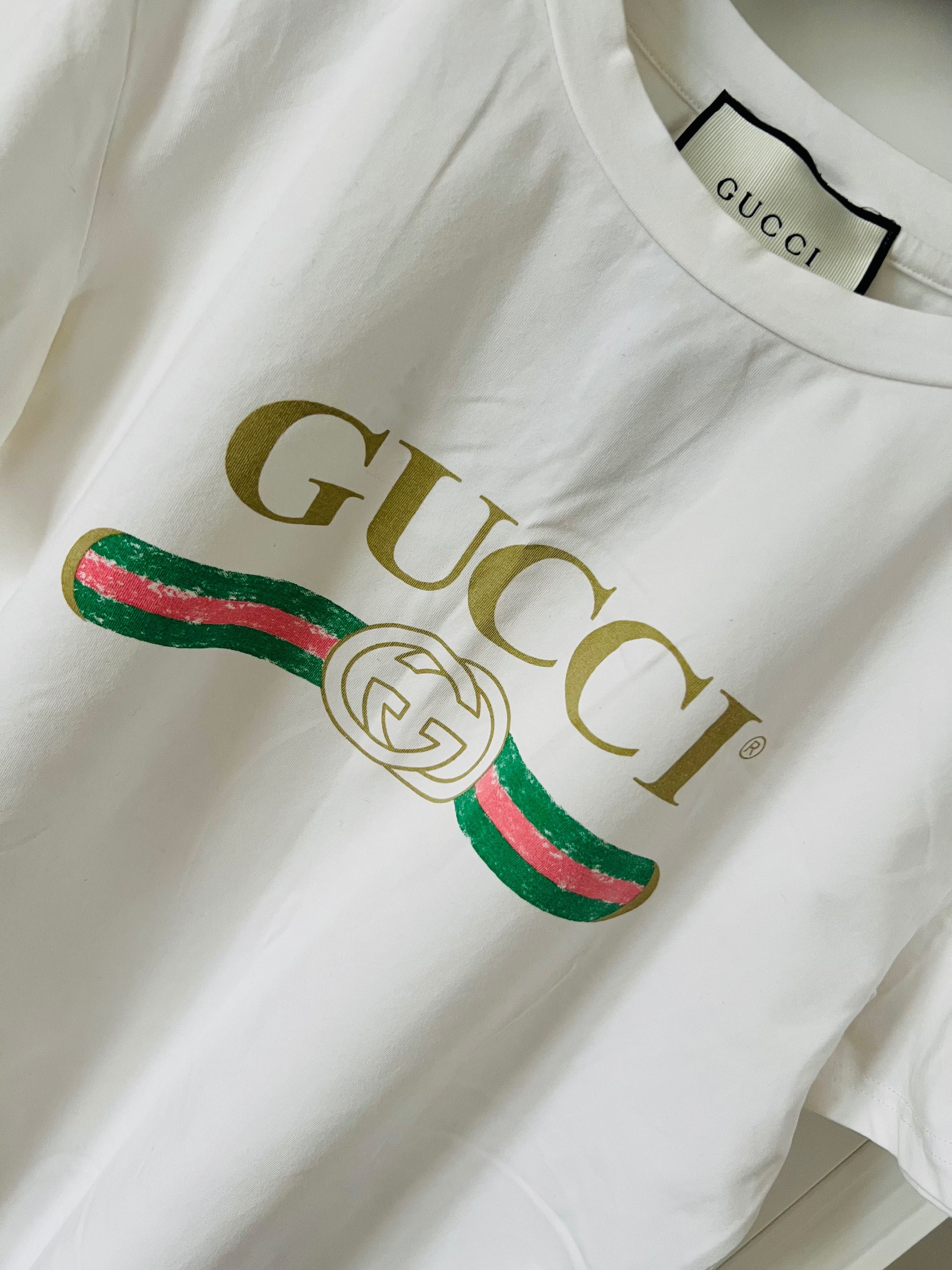 Gucci t shirt bia y roz m Czersk OLX.pl