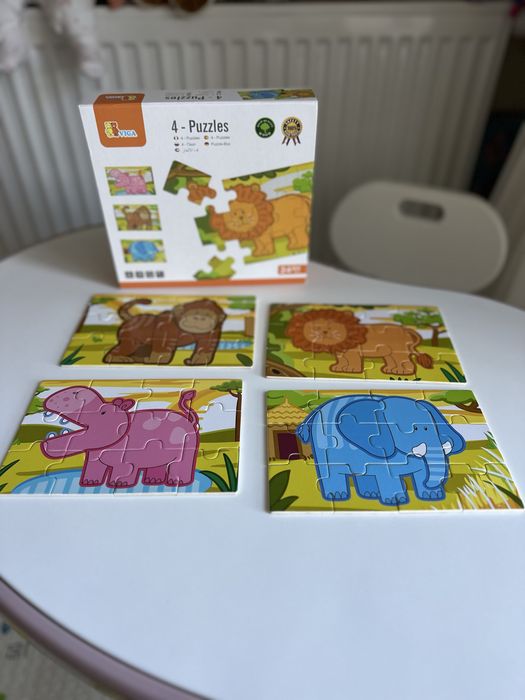 Набор деревянных пазлов VIGA TOYS Джунгли
