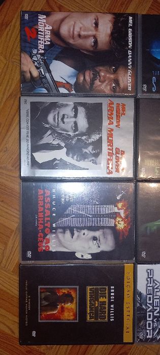 Die hard 1,2 and 3, lethal weapon 1 and 2 and relentless terminator 1 and64585481447811121