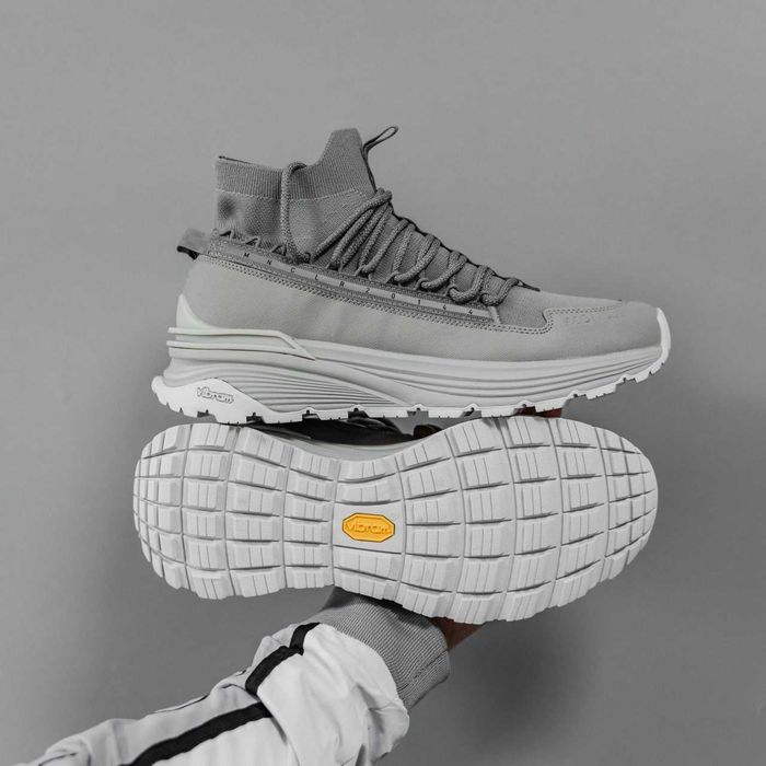 Кросівки Moncler Monte Runner Grey | кроси Монклер Монте Раннер сірі