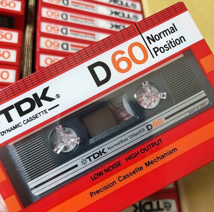 Kaseta TDK D 60 _    2-PACK 1982 r polecam zakup nowe zafoliowane