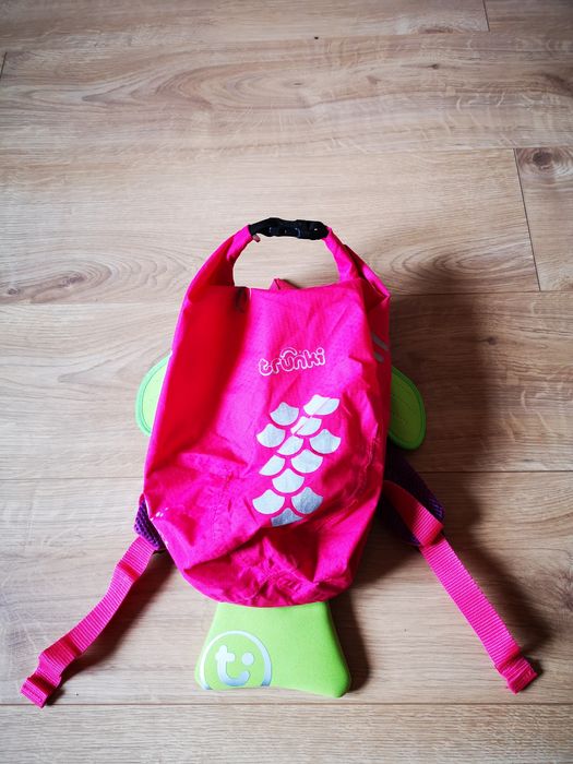 Trunki plecak wodoodporny, paddle pak, różowy.