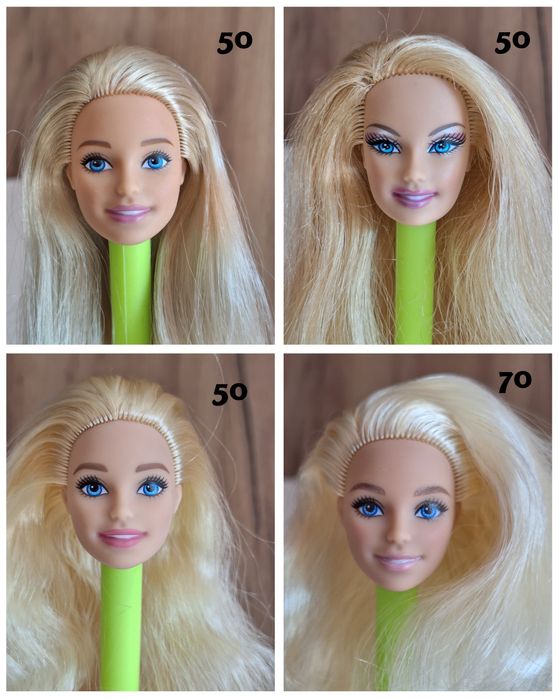 Лялькові тіла та голови Барбі, оригінал Mattel, Barbie гібридизація