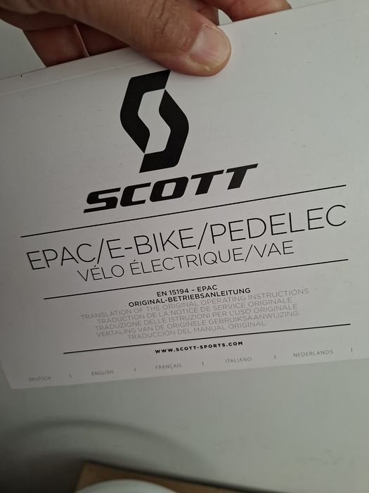 Bicicleta Scott elétrica