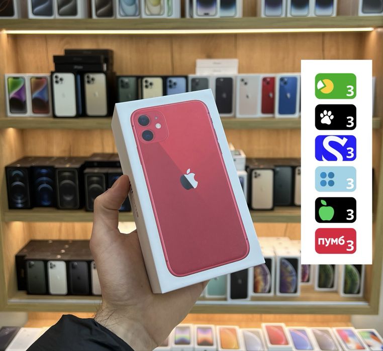 IPhone 11 Red оплата частинами 64gb 128gb 256gb