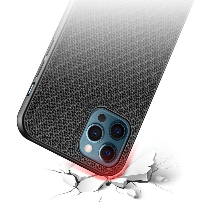 Etui Fino Dux Ducis Nylonowe Pokrycie Do Iphone 12 Pro Max Czarny