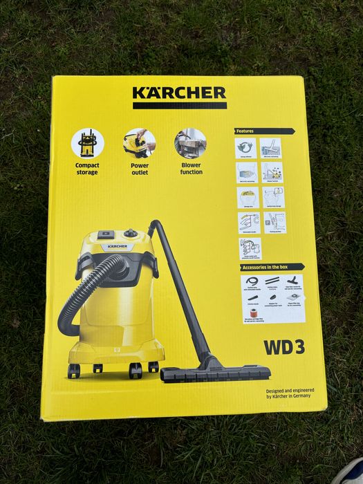 С германии оригинал 19 л бак с розеткой karcher wd3 p 2025