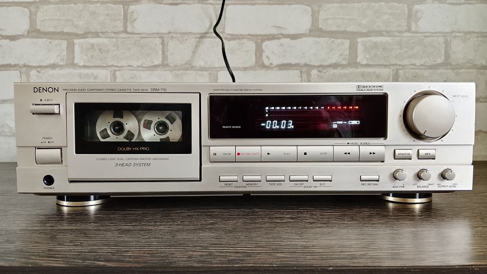 DENON DRM-710 Stereo Cassette Deck 1992-94