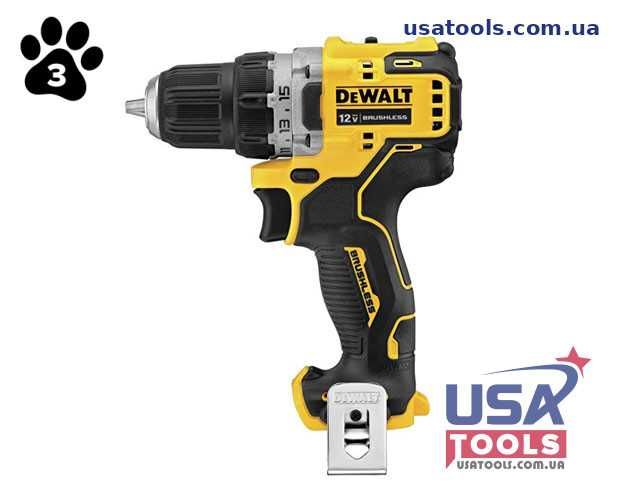 Дриль-шурупокрут безщітковий Xtreme 10.8/12В Li DeWALT DCD701B (без акб)
