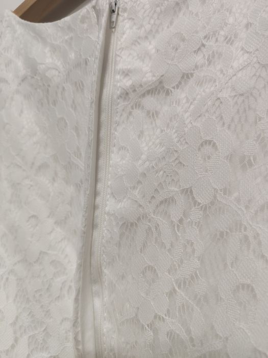 Vestido branco de cerimónia