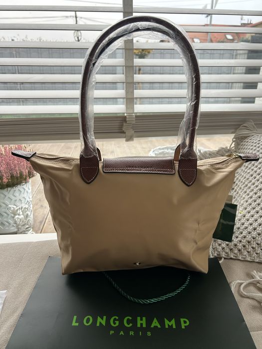 Torebka Longchamp kawa z mlekiem M