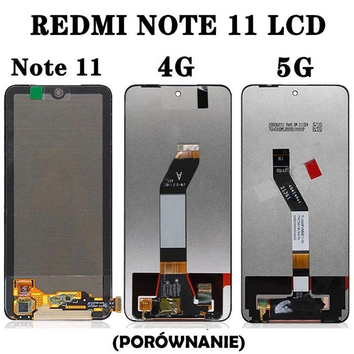 Wyświetlacz Lcd Do Xiaomi Redmi Note 11 5G Poco M4